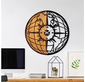 Orologio da parete diametro 56 cm 1xAA legno/metallo