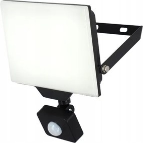 Proiettore da esterno LED con sensore, 50W, 230V, 4500K, IP65, nero