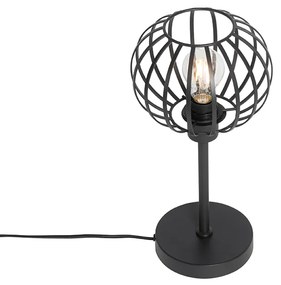 Lampada da tavolo di design nera - Johanna