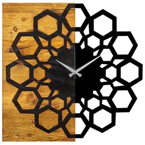 Orologio da parete 58x58 cm 1xAA legno/metallo