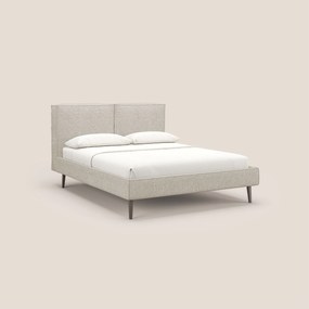 Isotta letto imbottito completamente sfoderabile in morbido tessuti impermeabile T10 beige