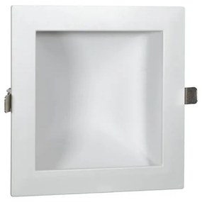 Faro LED da incasso Quadrato Luce INDIRETTA 20W Foro 155x155mm Colore  Bianco Naturale 4.000K
