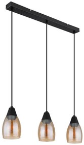 Globo 15705-3H - Lampadario a sospensione con filo REID 3xE27/15W/230V