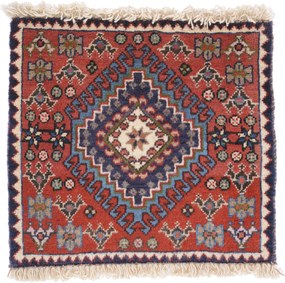 Yalameh Tappeto persiano 40 x 40 (Iran) Annodato A Mano