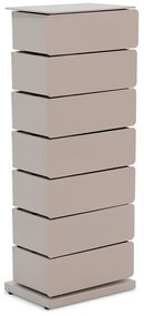 Cassettiera in metallo grigio-beige 37x98,5 cm Joey - Spinder Design