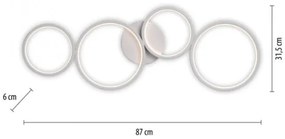 Paul Neuhaus 6183-16 - Plafoniera LED dimmerabile KIRINGE LED/26W/230V