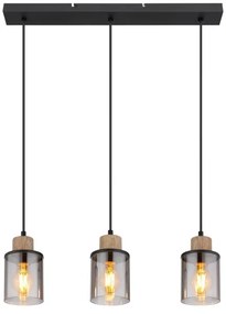 Globo 15707-3H - Lampadario a sospensione con filo REID 3xE27/15W/230V