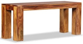 Panca in Legno Massello di Sheesham 110x35x45 cm