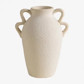 Vaso in ceramica di Givens Beige Crema - Sklum
