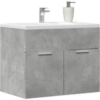 Mobile Sottolavabo Grigio Cemento 60x38,5x46 Legno Multistrato 856208