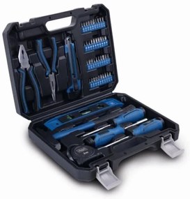 Valigetta Degli Attrezzi Scheppach WZK49 Azzurro Nero 50 Pezzi