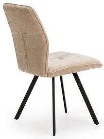 Sedie da pranzo beige in set da 4 Mery - Marckeric