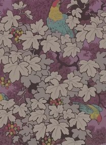 Little Greene Carta da parati Vine - Rouge