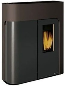 Palazzetti Elisabeth Idro 14 Ecofire Stufa A Pellet Salvaspazio 14kw Ad Acqua In Acciaio  Moka