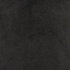 Paralume in velluto nero 18/18/14 con interno dorato