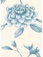 Lewis & Wood Carta da parati Jasper Peony - China Blue