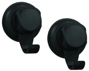 Set di ganci senza foratura neri in acciaio 2 pz Bestlock – Compactor