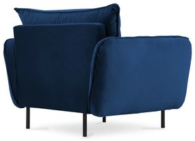 Poltrona in velluto blu Vienna - Cosmopolitan Design