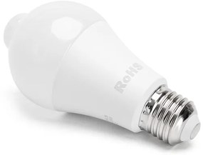 Lampadina LED A60 E27 12W 3000K con sensore movimento e crepuscolare - Aigostar