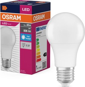 Lampadina LED A60 E27/8W/230V 6500K - Osram