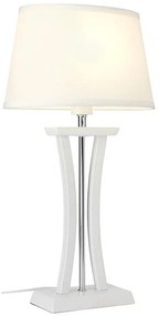 Cottex B2418V - Lampada da tavolo NEW CHELSEA 1xE14/40W/230V bianca