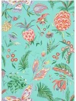 Matthew Williamson Carta da parati Habanera - Jade/ Coral/ Lavender