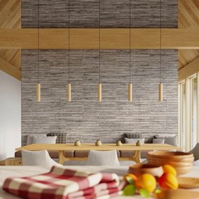 Lampada a Sospensione GU10 in Legno LINO