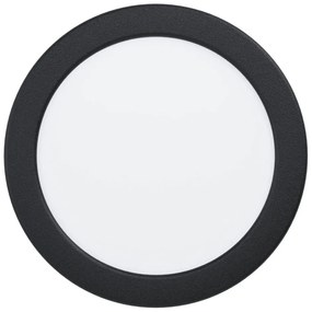 Plafoniera LED/da incasso nera FUEVA 5 – EGLO