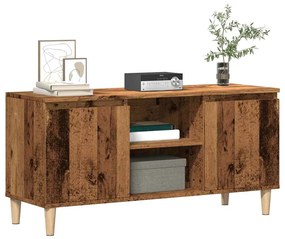 Mobile Porta Tv Legno Antico 102x35x50 Cm İn Legno Multistrato /
