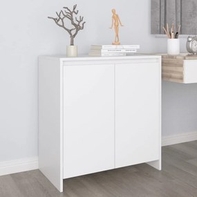 Credenza bianca 70x41x75 cm in legno multistrato