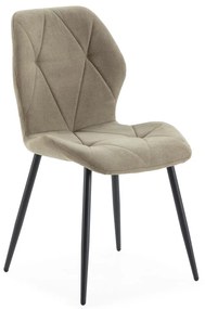 Sedie da pranzo kaki in set di 4 Luna - Marckeric