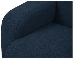 Divano angolare blu scuro in tessuto bouclé (angolo destro) Molino - Micadoni Home
