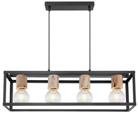 Globo 15476-4H - Lampadario a sospensione con filo HAGAR 4xE27/60W/230V