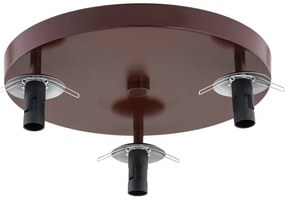 Argon 6292 - Plafoniera FABIO 3xE14/7W/230V alabastro marrone