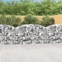 Cesto Gabbione ad Arco 200x50x100/120 cm Ferro Zincato 153475