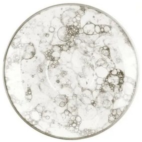 Piatto Gourmet Porcellana Bianco/Marrone (15,8 x 2 cm)