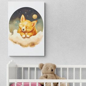 Quadro su tela – Cagnolino sognante