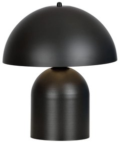 Lampada Da Tavolo Nordica Kava 1 Luce In Acciaio Nero