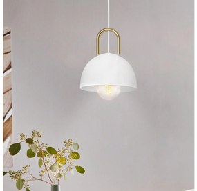 Eglo 99695 - Lampadario su corda CALMANERA 1xE27/40W/230V bianco