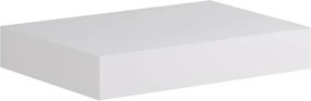 Top per lavabo Brera L 80 x H 9.8 x P 46 cm bianco acrilico