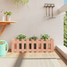 Fioriera Rialzata Giardino Recinzione 100x30x30cm Legno Douglas /