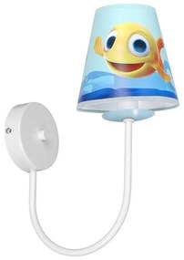 Applique per bambini FISH 1xE14/40W/230V