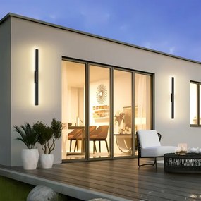 Brilagi - Applique da esterno LED LUNA LED/24W/230V 3000K IP65 nero