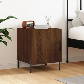 Comodino Rovere Marrone 40x40x50 Cm İn Legno Multistrato /
