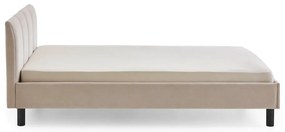 Letto singolo imbottito beige rete non inclusa 120x200 cm Joker – Meise Möbel