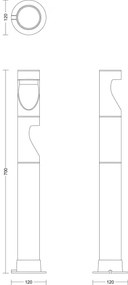 Philips - Lampada LED da esterno GARDENLINK DESI LED/1,5W/24V 2700K IP44