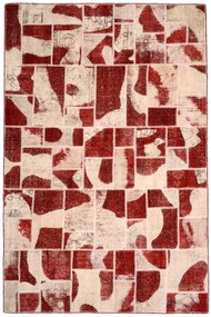 Patchwork Tappeto 300x200 Beige (Iran) Annodato A Mano
