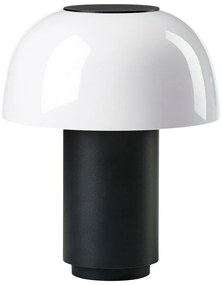 Lampada da tavolo dimmerabile a LED in alluminio nero (altezza 22 cm) Harvest - Zone