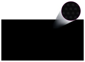Copertura Per Piscina Nera 549x274 Cm Pe /