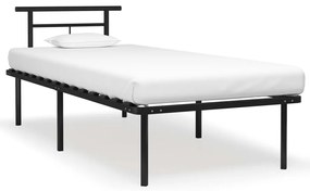 Giroletto Nero İn Metallo 90x200 Cm /